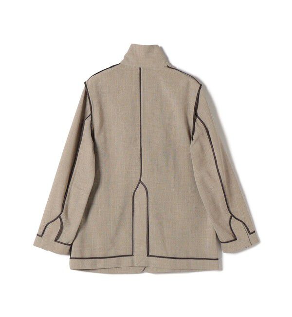 SHIPS for women「〈吸水速乾・手洗い可能〉麻調 ドンゴロス 2釦 ジャケット」|テーラードジャケット|