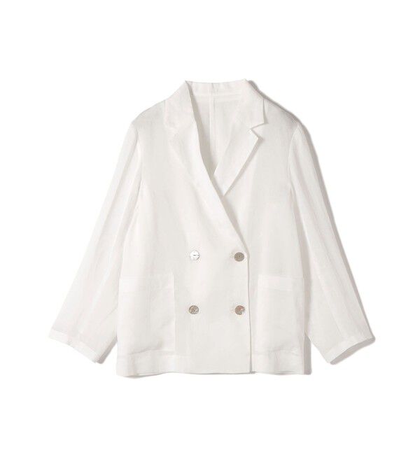 SHIPS for women「《一部予約》〈手洗い可能〉ラミー 4 ジャケット 26SS」|テーラードジャケット|