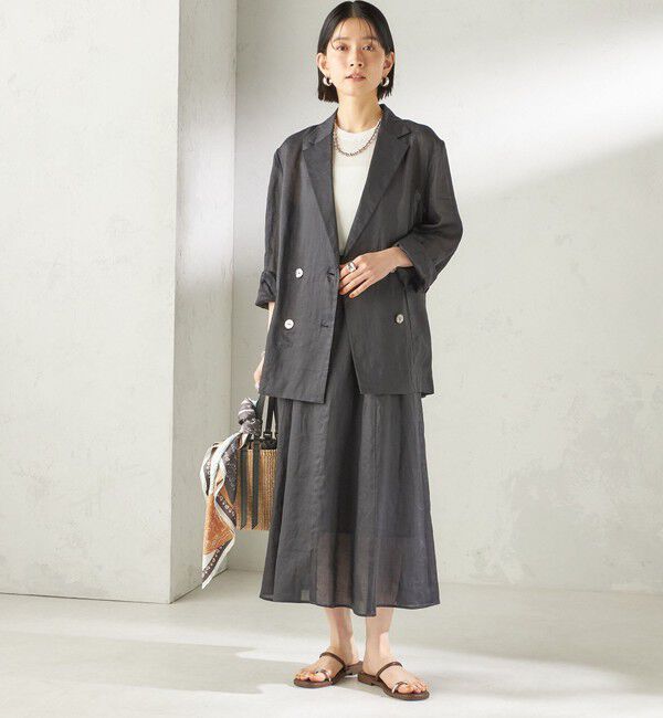 SHIPS for women「《一部予約》〈手洗い可能〉ラミー 4 ジャケット 26SS」|テーラードジャケット|