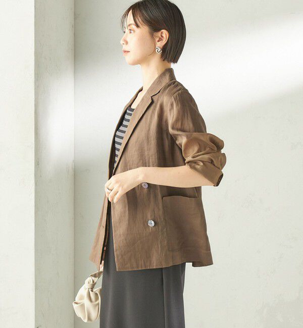 SHIPS for women「《一部予約》〈手洗い可能〉ラミー 4 ジャケット 26SS」|テーラードジャケット|