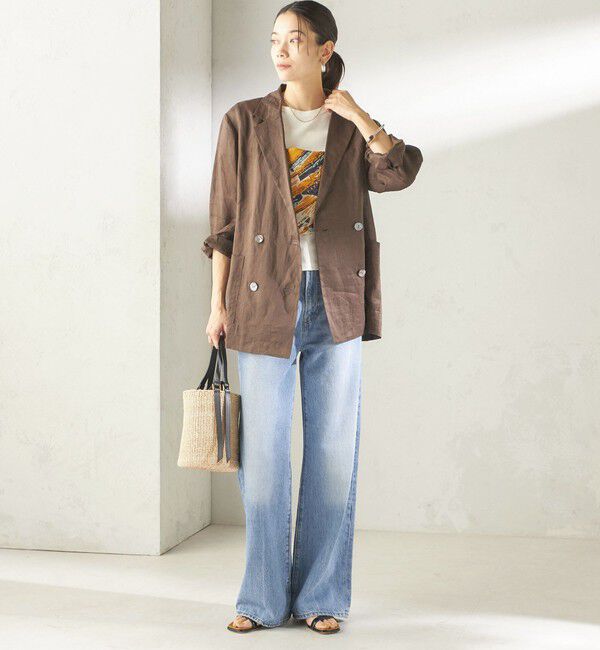 SHIPS for women「《一部予約》〈手洗い可能〉ラミー 4 ジャケット 26SS」|テーラードジャケット|