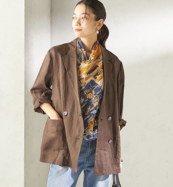 SHIPS for women「《一部予約》〈手洗い可能〉ラミー 4 ジャケット 26SS」|テーラードジャケット|