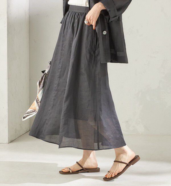 SHIPS for women「〈手洗い可能〉ラミー 4 ギャザー スカート」|スカート|