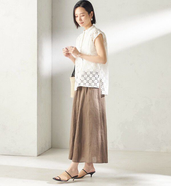 SHIPS for women「〈手洗い可能〉ラミー 4 ギャザー スカート」|スカート|