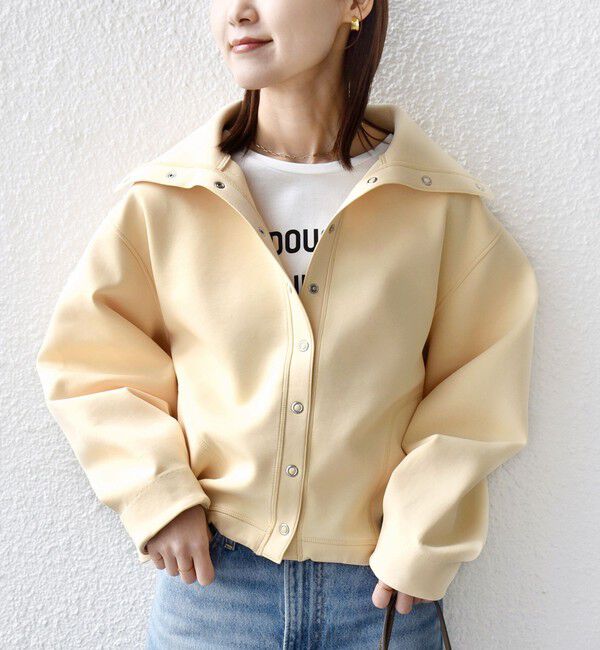 SHIPS for women「【WEB限定】〈手洗い可能〉裾 ドロスト ダンボール スナップ ボタン カーディガン」|カーディガン|