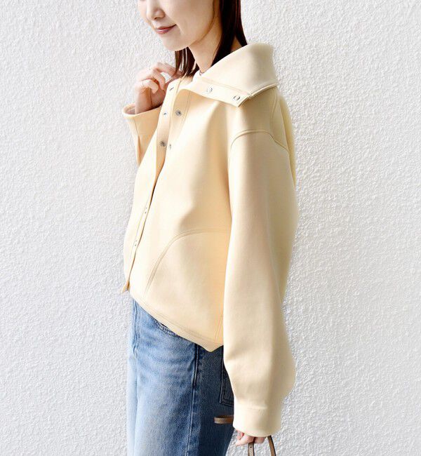 SHIPS for women「【WEB限定】〈手洗い可能〉裾 ドロスト ダンボール スナップ ボタン カーディガン」|カーディガン|