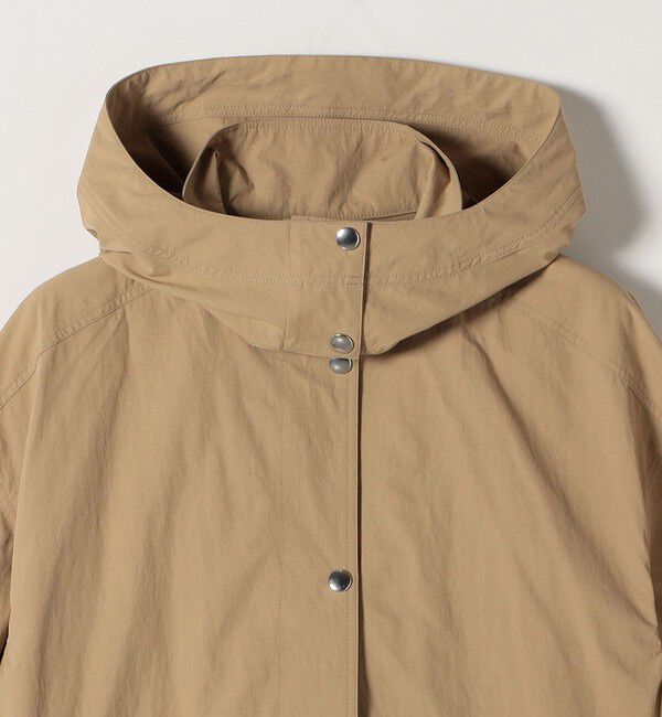 quaranciel「quaranciel:〈撥水加工/洗濯機可能〉ナイロン ドロスト フード ミディ ブルゾン」|その他|