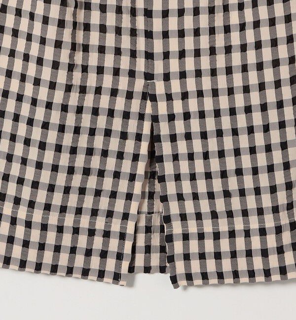 SHIPS any「SHIPS any:〈洗濯機可能〉ギンガムチェック サッカー タイト スカート」|スカート|