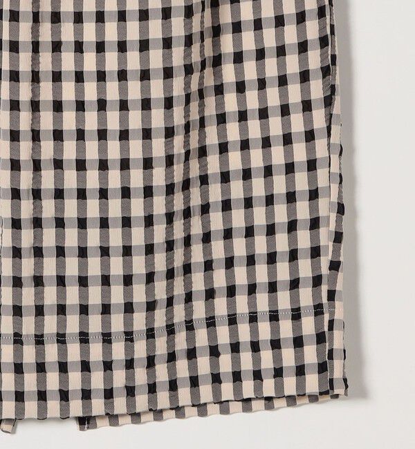 SHIPS any「SHIPS any:〈洗濯機可能〉ギンガムチェック サッカー タイト スカート」|スカート|