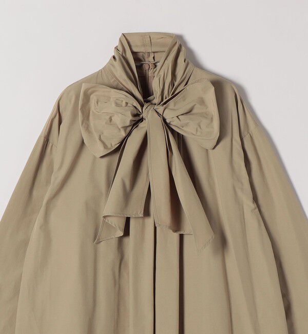 SHIPS any「SHIPS any:〈洗濯機可能〉タイプライター ボウタイ リボン シャツ ワンピース」|ワンピース|