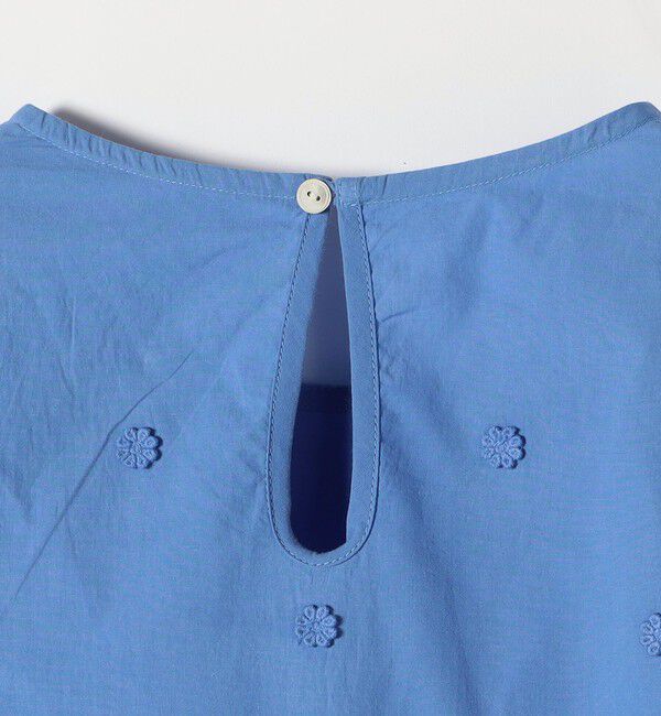 SHIPS any「SHIPS any:〈洗濯機可能〉フラワー モチーフ ハシゴレース クルーネック ブラウス」|シャツ・ブラウス|