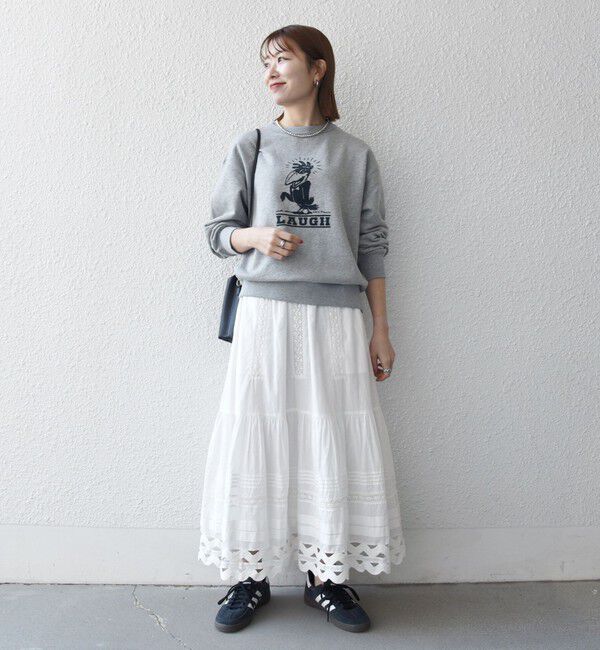 SHIPS any「《一部追加予約》【SHIPS any別注】THE KNiTS:〈洗濯機可能〉ロゴ プリント スウェット 26SS」|スウェット・ジャージ|