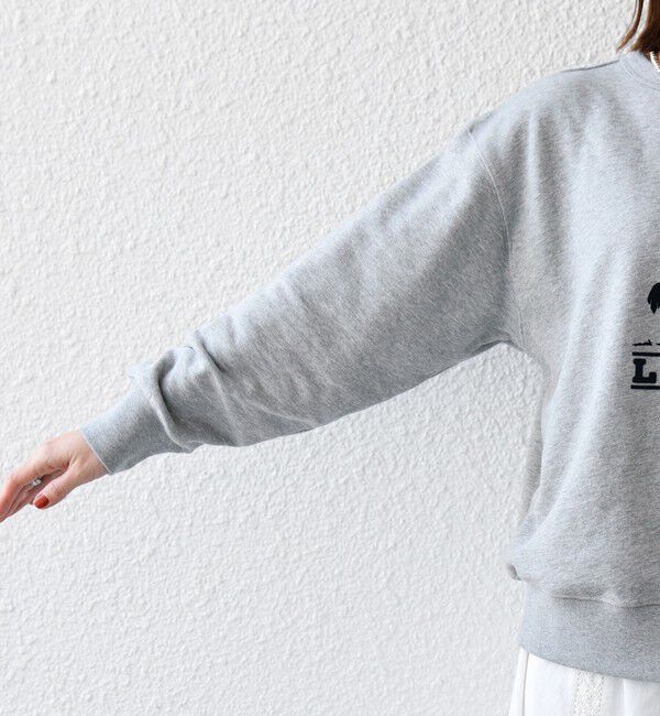 SHIPS any「《一部追加予約》【SHIPS any別注】THE KNiTS:〈洗濯機可能〉ロゴ プリント スウェット 26SS」|スウェット・ジャージ|