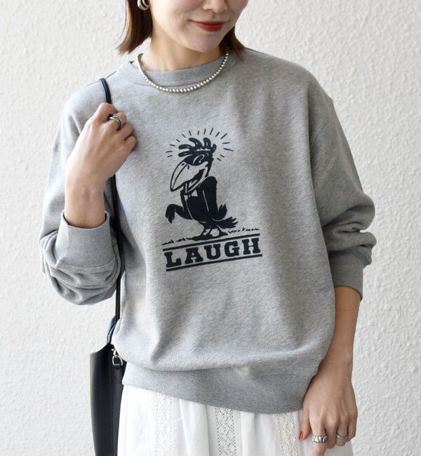 SHIPS any「《一部追加予約》【SHIPS any別注】THE KNiTS:〈洗濯機可能〉ロゴ プリント スウェット 26SS」|スウェット・ジャージ|