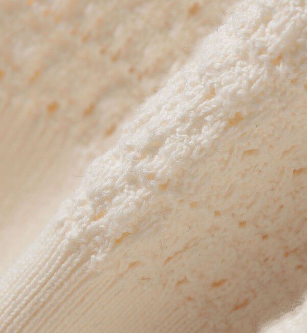 SHIPS for women「〈手洗い可能〉柄編み 2WAY カーディガン」|カーディガン|