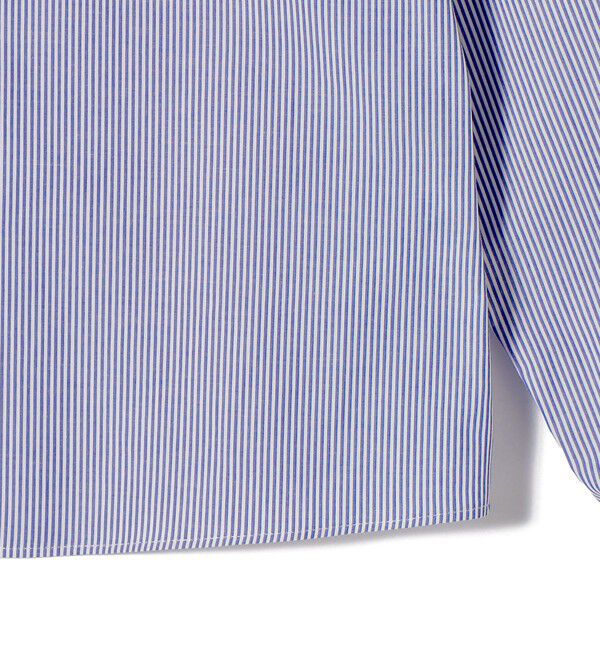 SHIPS for women「〈洗濯機可能〉フリル カフス バンド カラー シャツ」|シャツ・ブラウス|