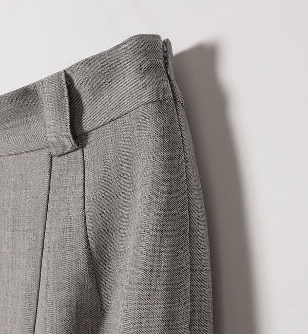 quaranciel「quaranciel:〈手洗い可能〉ウーステッド Iライン スリット スカート（セットアップ対応）」|スカート|