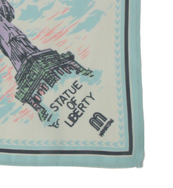 SHIPS any「【SHIPS any別注】BINDU:〈手洗い可能〉マップ スカーフ」|バンダナ・スカーフ|