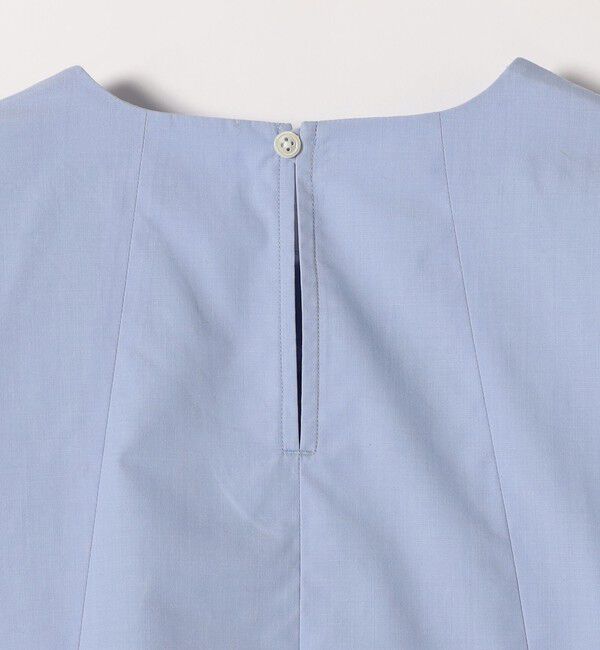 SHIPS any「SHIPS any:〈洗濯機可能〉REPREVE フリル クルーネック Aライン ブラウス」|シャツ・ブラウス|