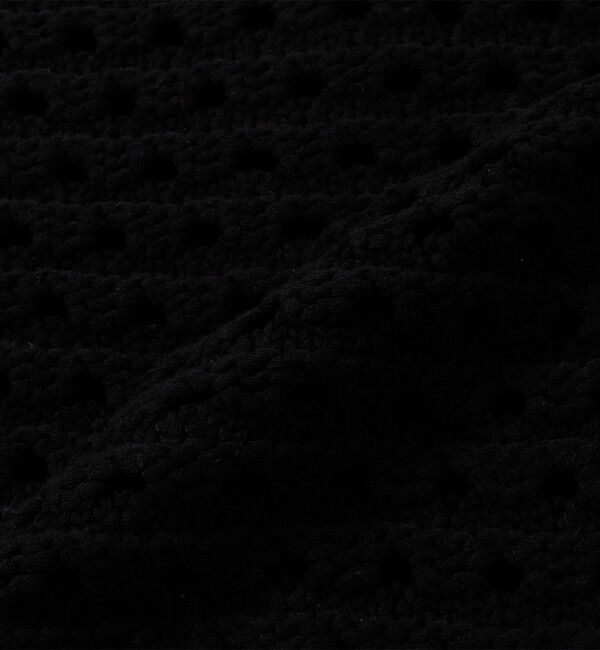 SHIPS any「SHIPS any:〈手洗い可能〉コットン ミックス 透かし編み Vネック カーディガン」|カーディガン|