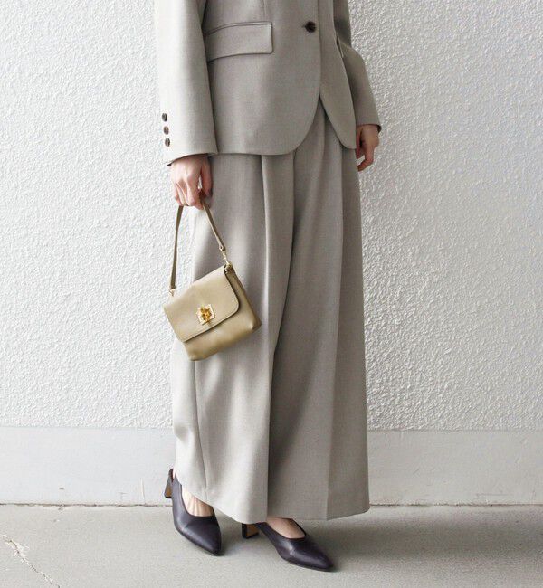 SHIPS any「SHIPS any:〈洗濯機可能〉シャーク タック ワイド パンツ」|その他|