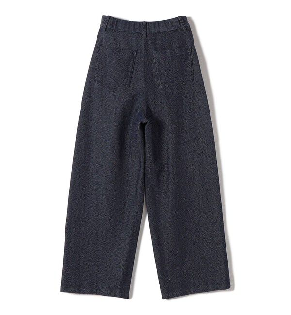 SHIPS for women「〈手洗い可能〉ルーズ デニム ポケット デザイン パンツ」|デニム|