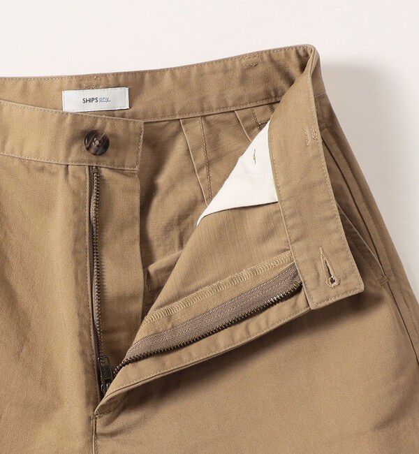 SHIPS any「SHIPS any:〈洗濯機可能〉チノ ハイウエスト セミワイド パンツ」|チノ|