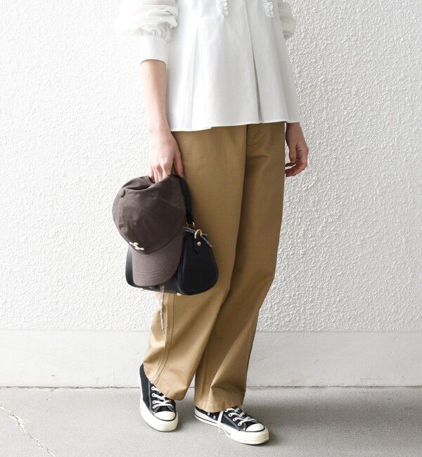 SHIPS any「SHIPS any:〈洗濯機可能〉チノ ハイウエスト セミワイド パンツ」|チノ|