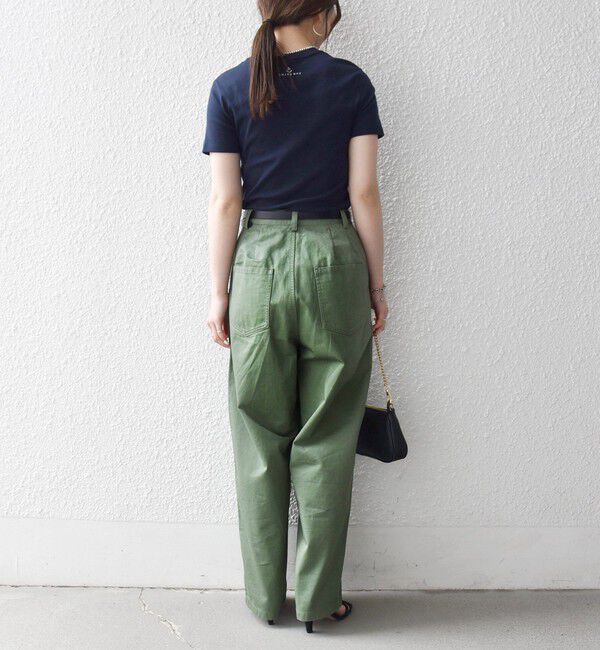 SHIPS any「SHIPS any:〈洗濯機可能〉チノ ハイウエスト セミワイド パンツ」|チノ|