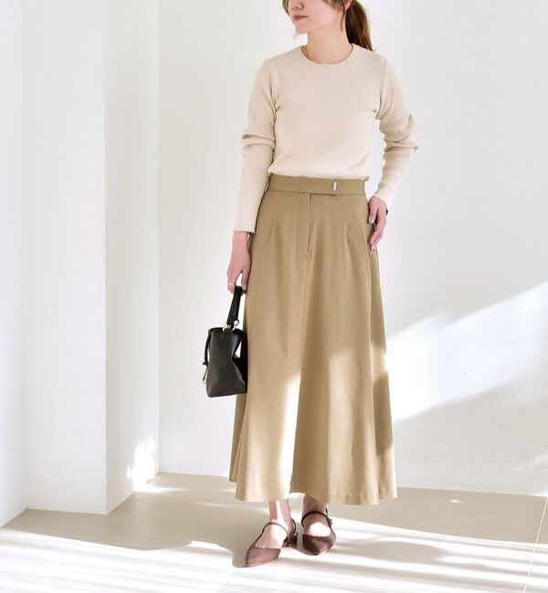 quaranciel「quaranciel:〈洗濯機可能〉ロング フレア スカート」|スカート|