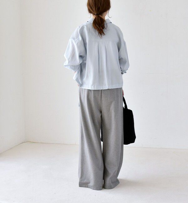 quaranciel「quaranciel:〈洗濯機可能〉ライト ポンチ ロゴ刺繍 スウェット パンツ」|その他|