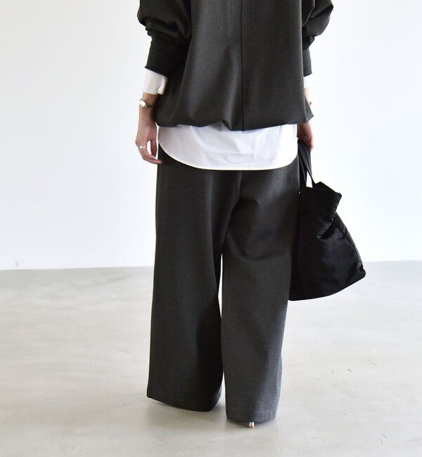 quaranciel「quaranciel:〈洗濯機可能〉ライト ポンチ ロゴ刺繍 スウェット パンツ」|その他|