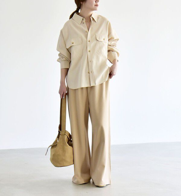 quaranciel「quaranciel:〈洗濯機可能〉ライト ポンチ ロゴ刺繍 スウェット パンツ」|その他|