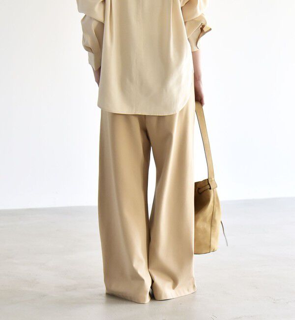 quaranciel「quaranciel:〈洗濯機可能〉ライト ポンチ ロゴ刺繍 スウェット パンツ」|その他|