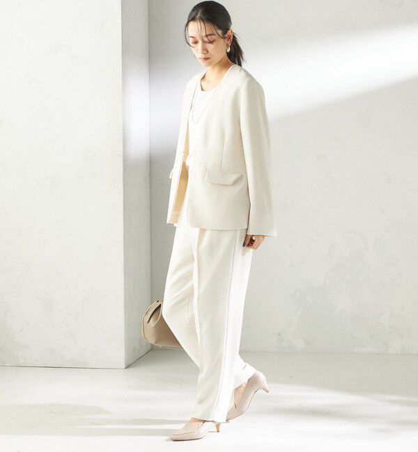 SHIPS for women「〈接触冷感 / UVカット〉Refinel テーパード パンツ（セレモニー対応可）」|その他|