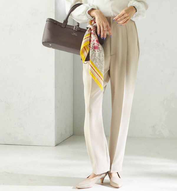 SHIPS for women「〈接触冷感 / UVカット〉Refinel テーパード パンツ（セレモニー対応可）」|その他|ベージュ系