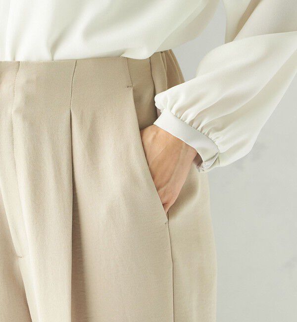 SHIPS for women「〈接触冷感 / UVカット〉Refinel テーパード パンツ（セレモニー対応可）」|その他|