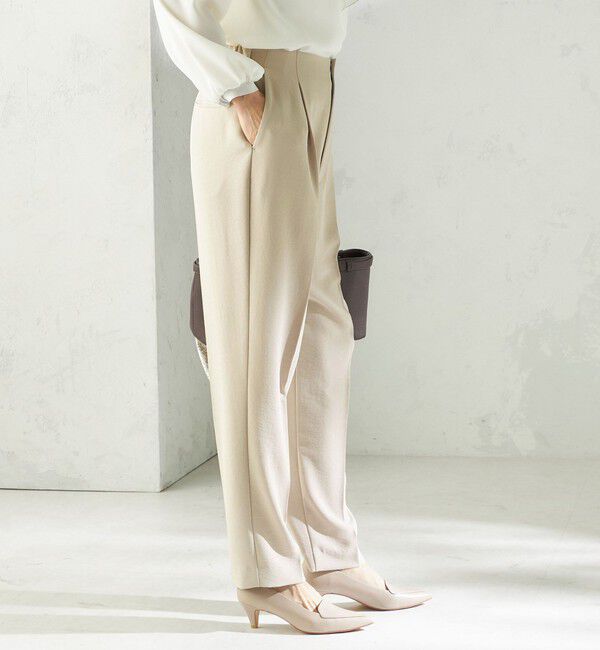 SHIPS for women「〈接触冷感 / UVカット〉Refinel テーパード パンツ（セレモニー対応可）」|その他|