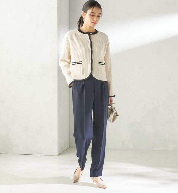 SHIPS for women「〈接触冷感 / UVカット〉Refinel テーパード パンツ（セレモニー対応可）」|その他|