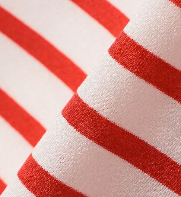 SHIPS any「SHIPS any:〈洗濯機可能〉マリンボーダー レース 襟 プルオーバー」|Tシャツ・カットソー|