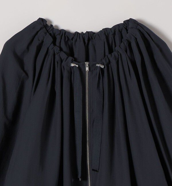 quaranciel「quaranciel:〈洗濯機可能〉シアー ドロスト ギャザー ショート ブルゾン」|その他|