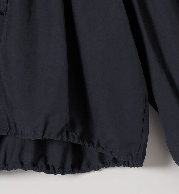 quaranciel「quaranciel:〈洗濯機可能〉シアー ドロスト ギャザー ショート ブルゾン」|その他|