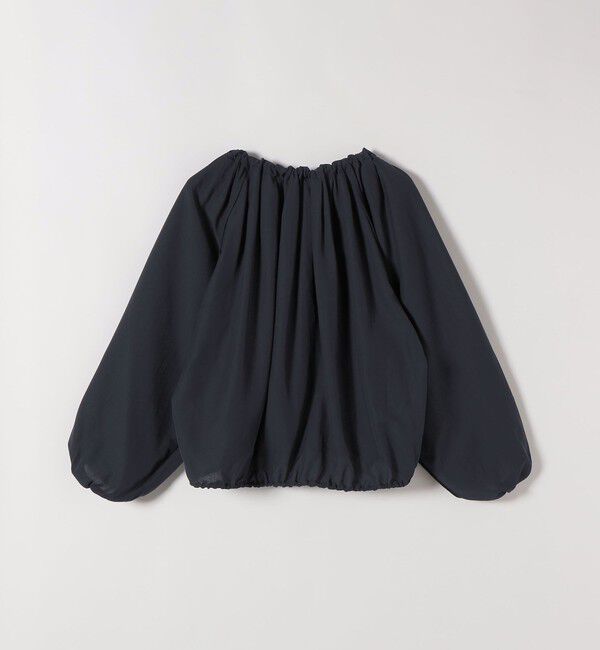 quaranciel「quaranciel:〈洗濯機可能〉シアー ドロスト ギャザー ショート ブルゾン」|その他|