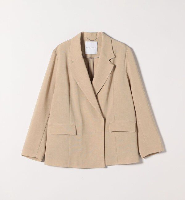 quaranciel「quaranciel:〈手洗い可能〉リングベルト ライト テーラード ジャケット」|テーラードジャケット|