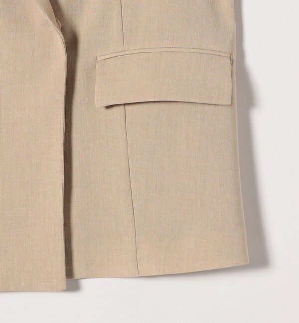 quaranciel「quaranciel:〈手洗い可能〉リングベルト ライト テーラード ジャケット」|テーラードジャケット|