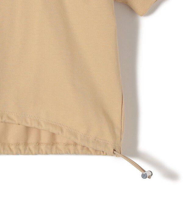 SHIPS for women「【WEB限定】〈接触冷感 / 汗染み防止加工〉オーガニック コットン 裾 ドロスト トップス」|Tシャツ・カットソー|