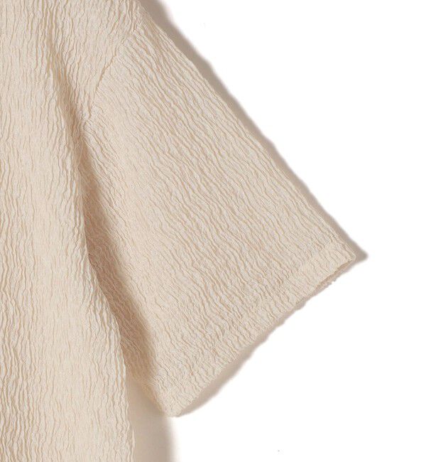 SHIPS for women「〈手洗い可能〉ランダム ブルーゼ 5分袖 プルオーバー」|Tシャツ・カットソー|