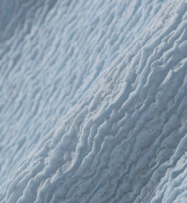 SHIPS for women「〈手洗い可能〉ランダム ブルーゼ 5分袖 プルオーバー」|Tシャツ・カットソー|