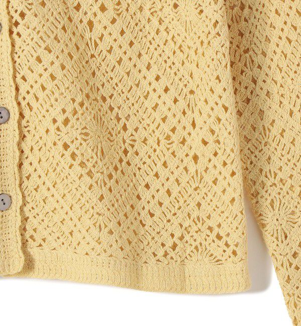 SHIPS for women「【WEB限定】〈手洗い可能〉クロシェ ニット カーディガン」|カーディガン|