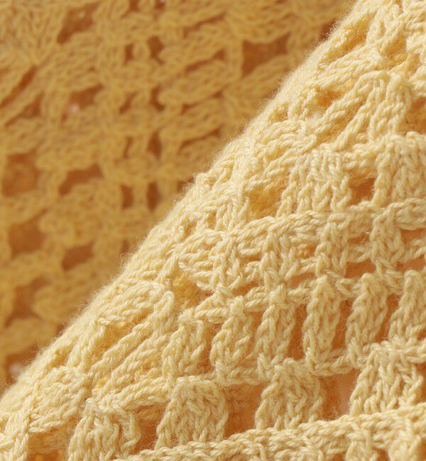 SHIPS for women「【WEB限定】〈手洗い可能〉クロシェ ニット カーディガン」|カーディガン|